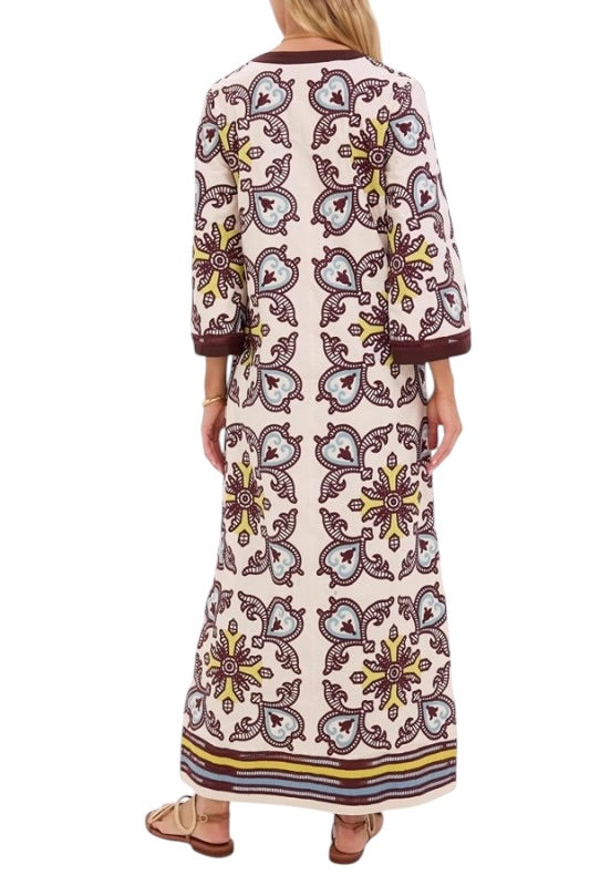 Brown Tiles Caftan