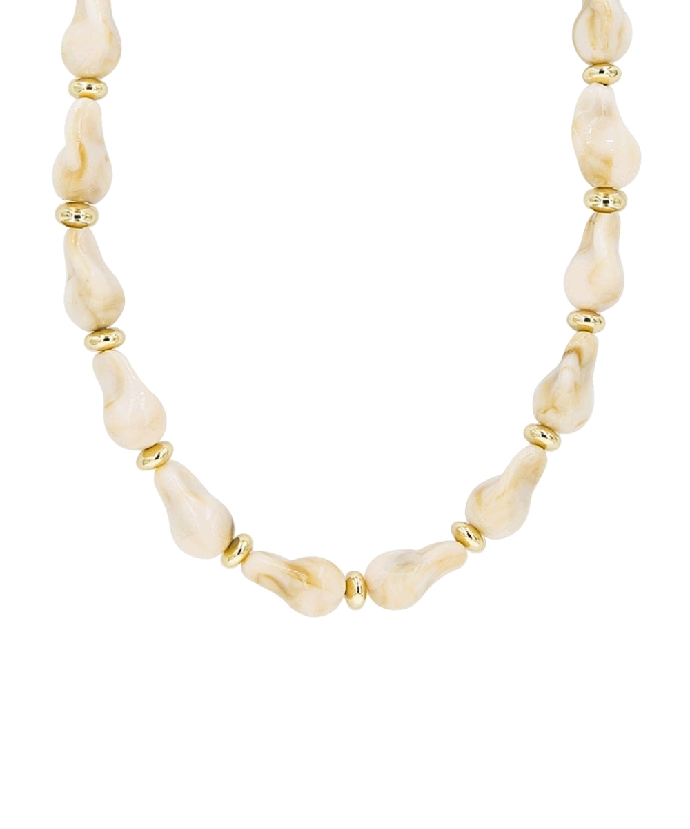 Pebble Resin Necklace- 3 Colors