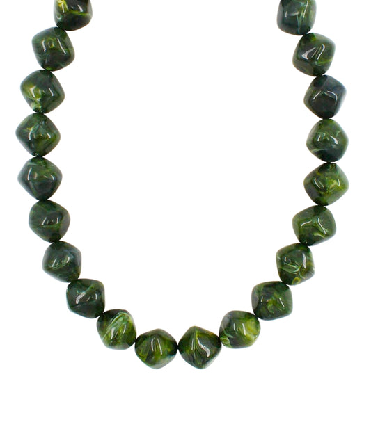 Turned Gem Necklace- 2 Colors