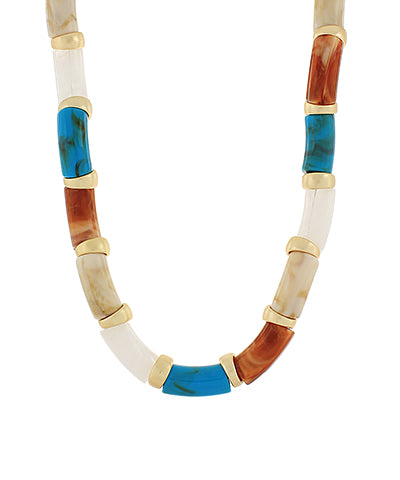 Tubular Bead Necklace