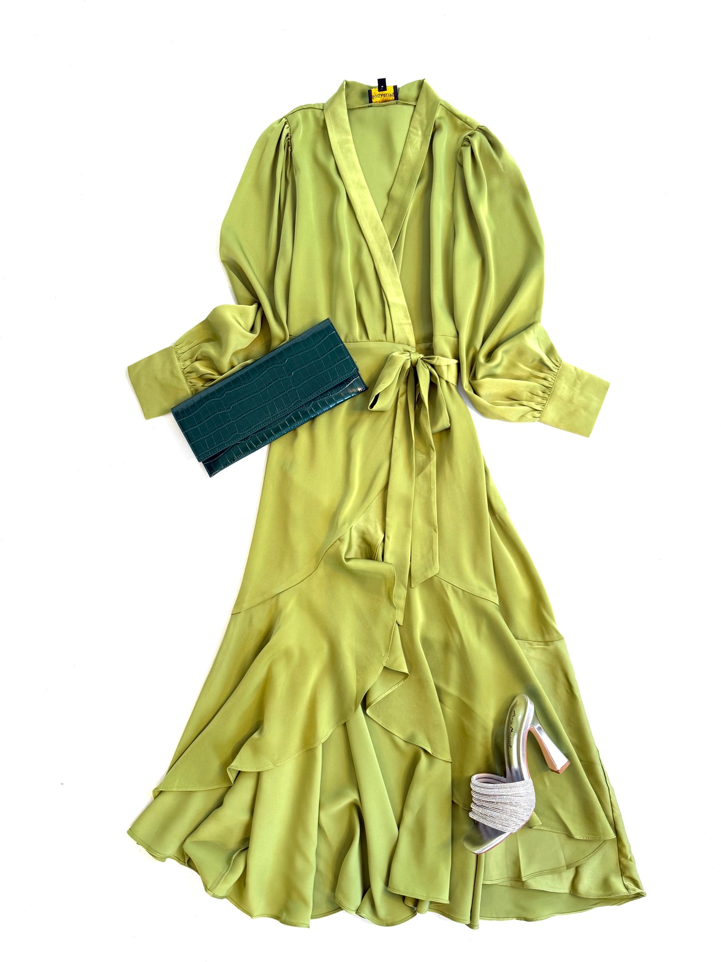 Citron Wrap Dress