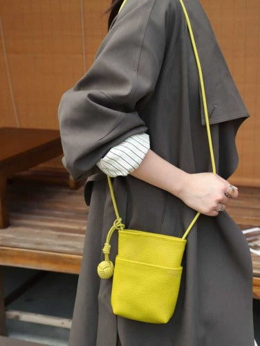 Vegan Crossbody In Lime