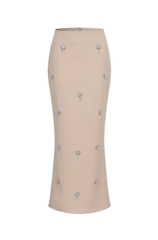 Embellished Maxi Skirt