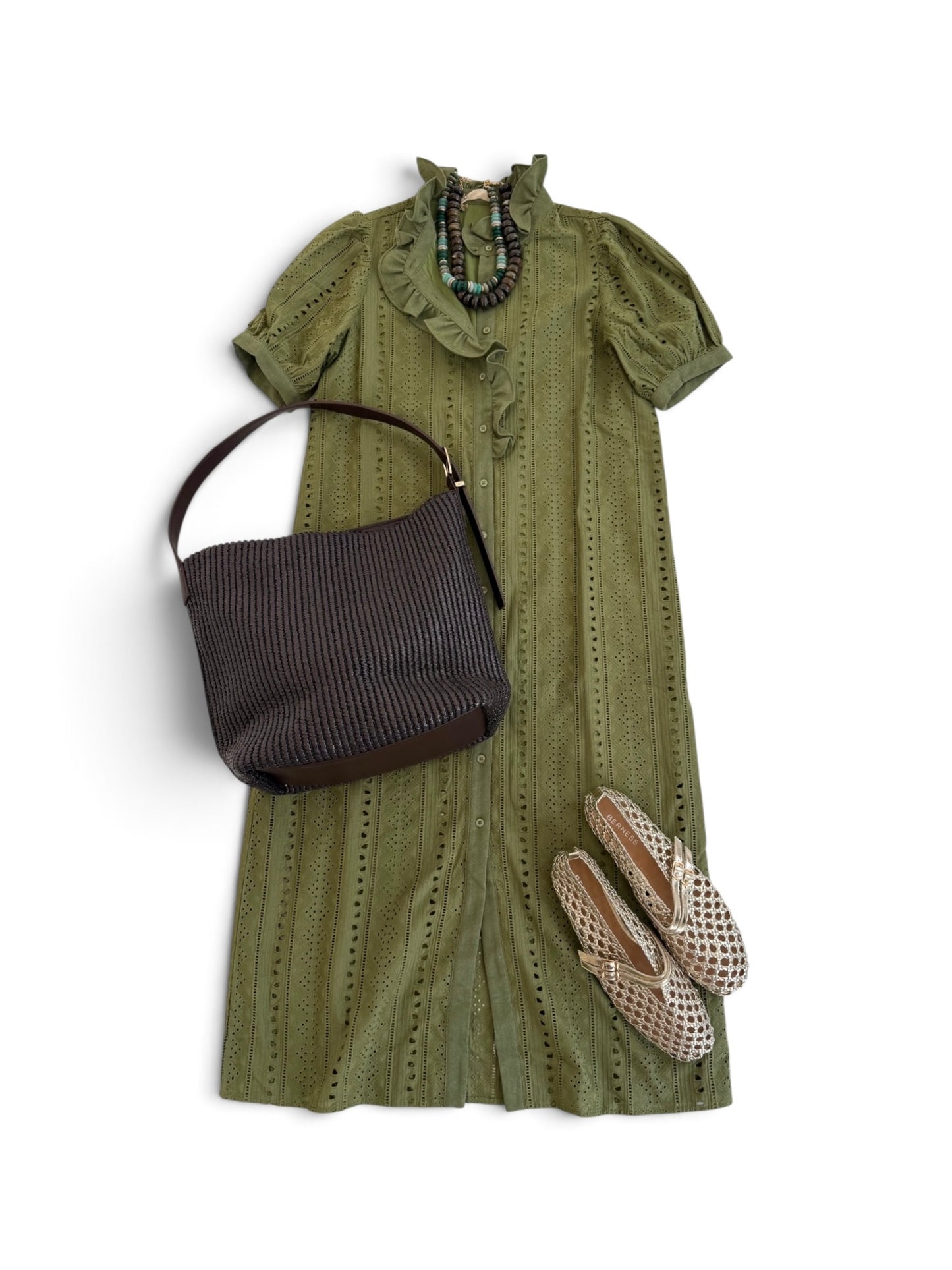 Citron Eyelet Midi