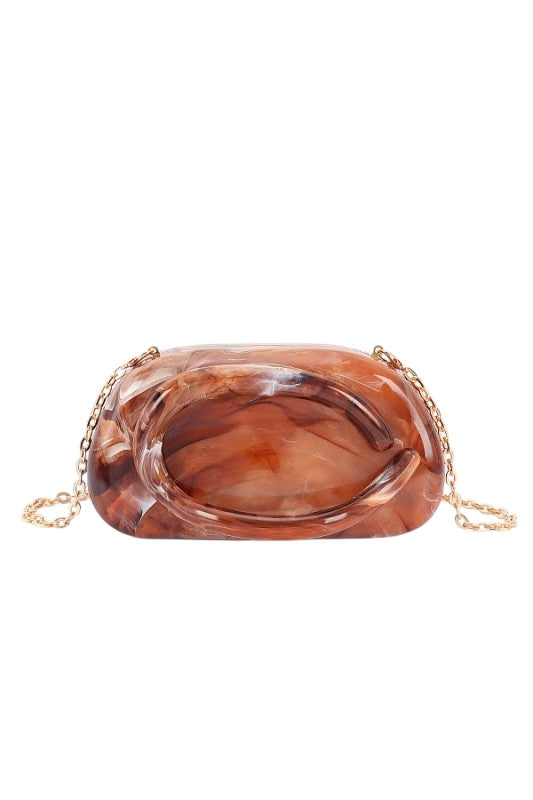Brown Resin Clutch