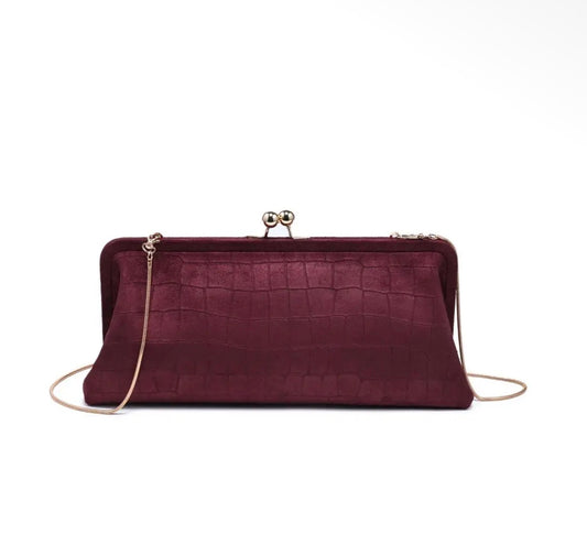Suede Envelope Clutch- 2 Colors