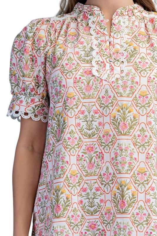 Blush Floral Tiles Mini