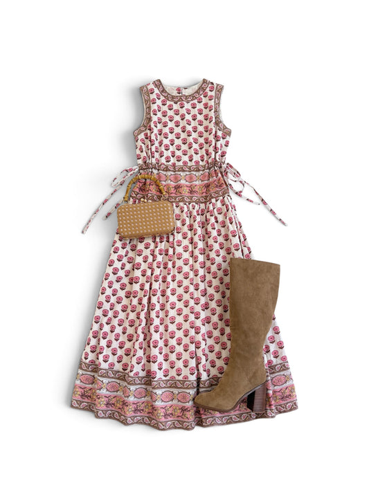 Arabella Drawstring Waist Midi