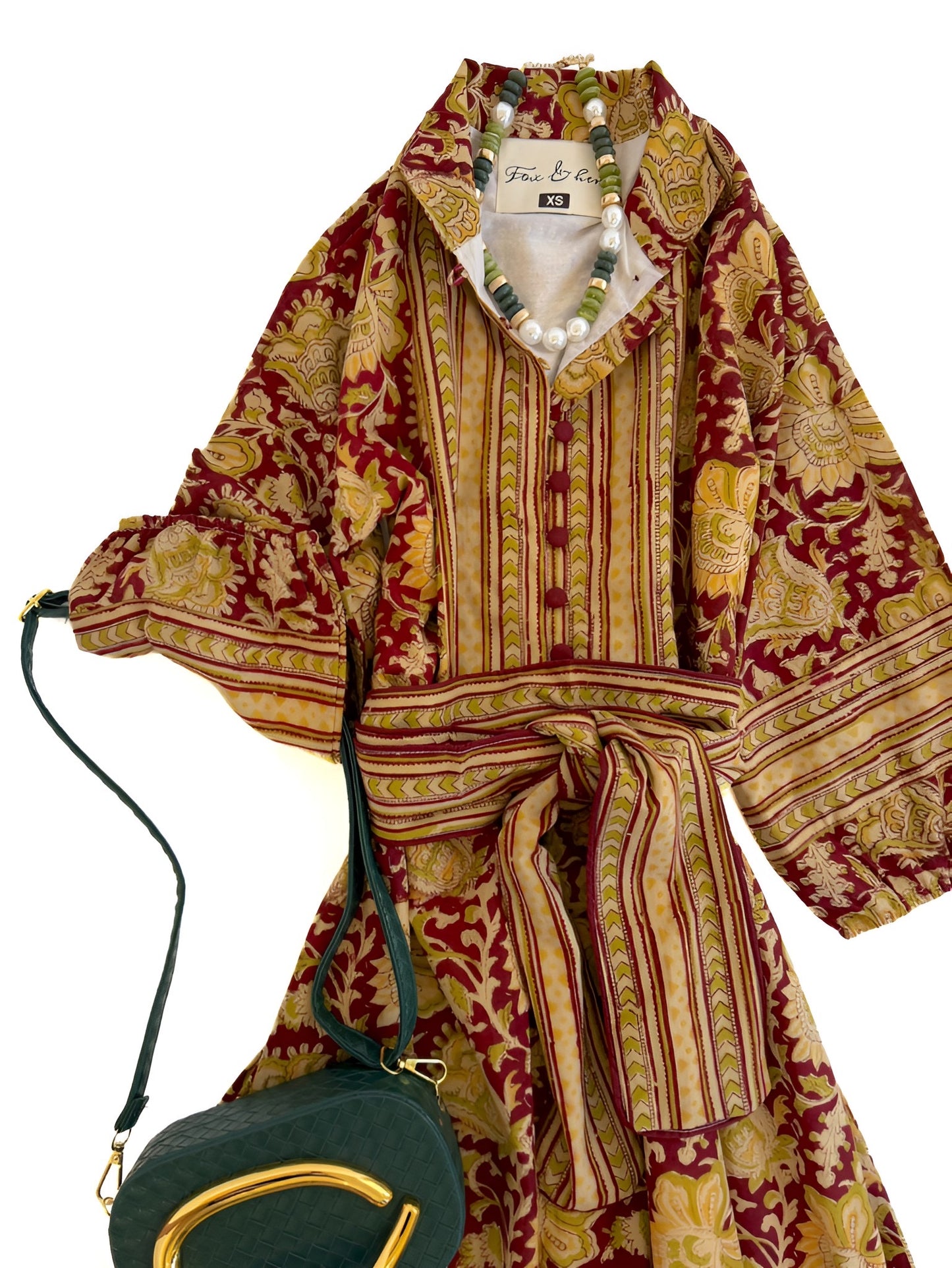 State Street Maxi in Cranberry & Citron Floral