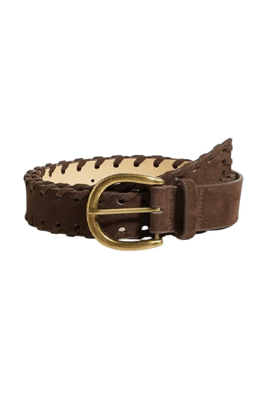 Faux Suede Belt- 2 Colors