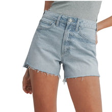 Load image into Gallery viewer, High Rise Frayed Denim Shorts
