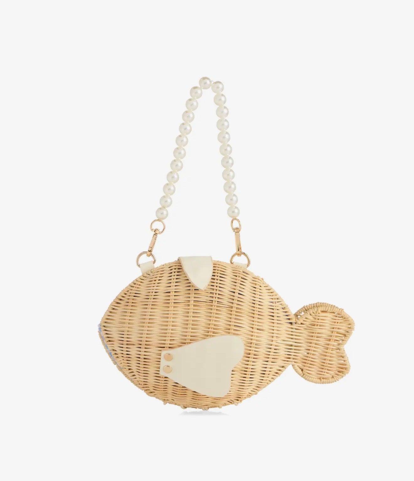 Fish Rattan Tote