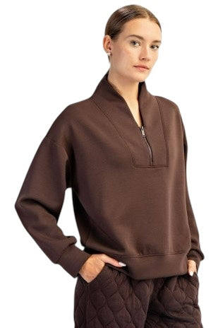 Scuba Long Sleeve Quarter Zip