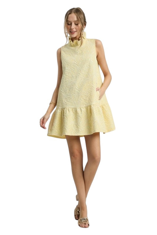 Textured Butter High Neck Mini