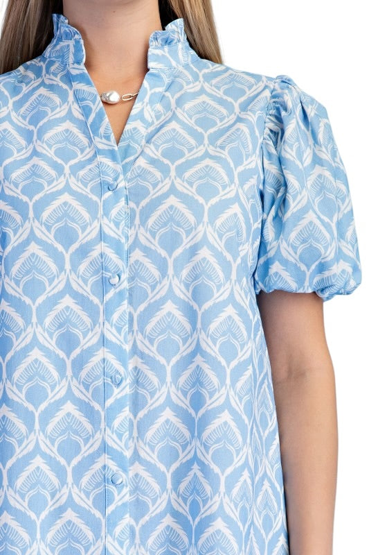 Floral Poplin Shirt Dress- 3 Colors