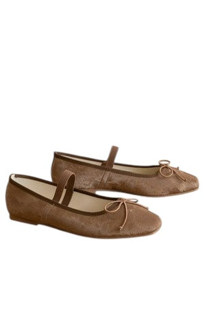Coffee Ballet Flat