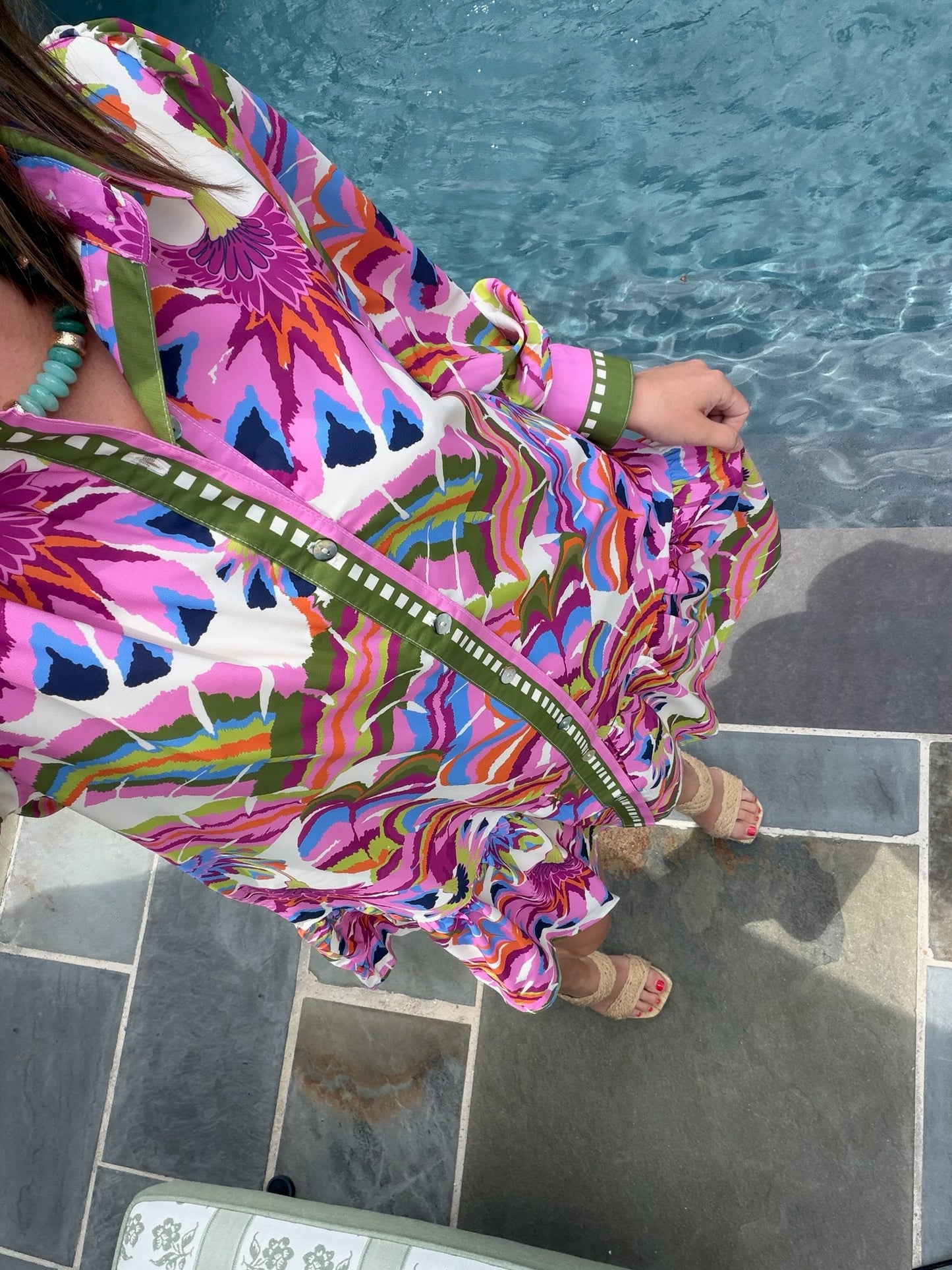 Kaleidoscope Shirt Dress