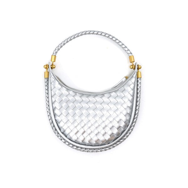 Double Handle Woven Tote - 2 Colors