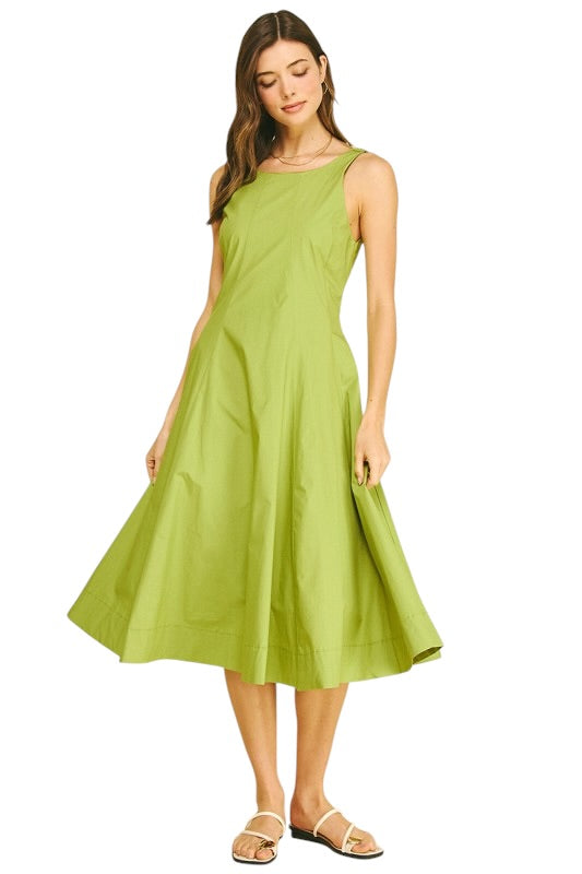 Matcha Flared Midi