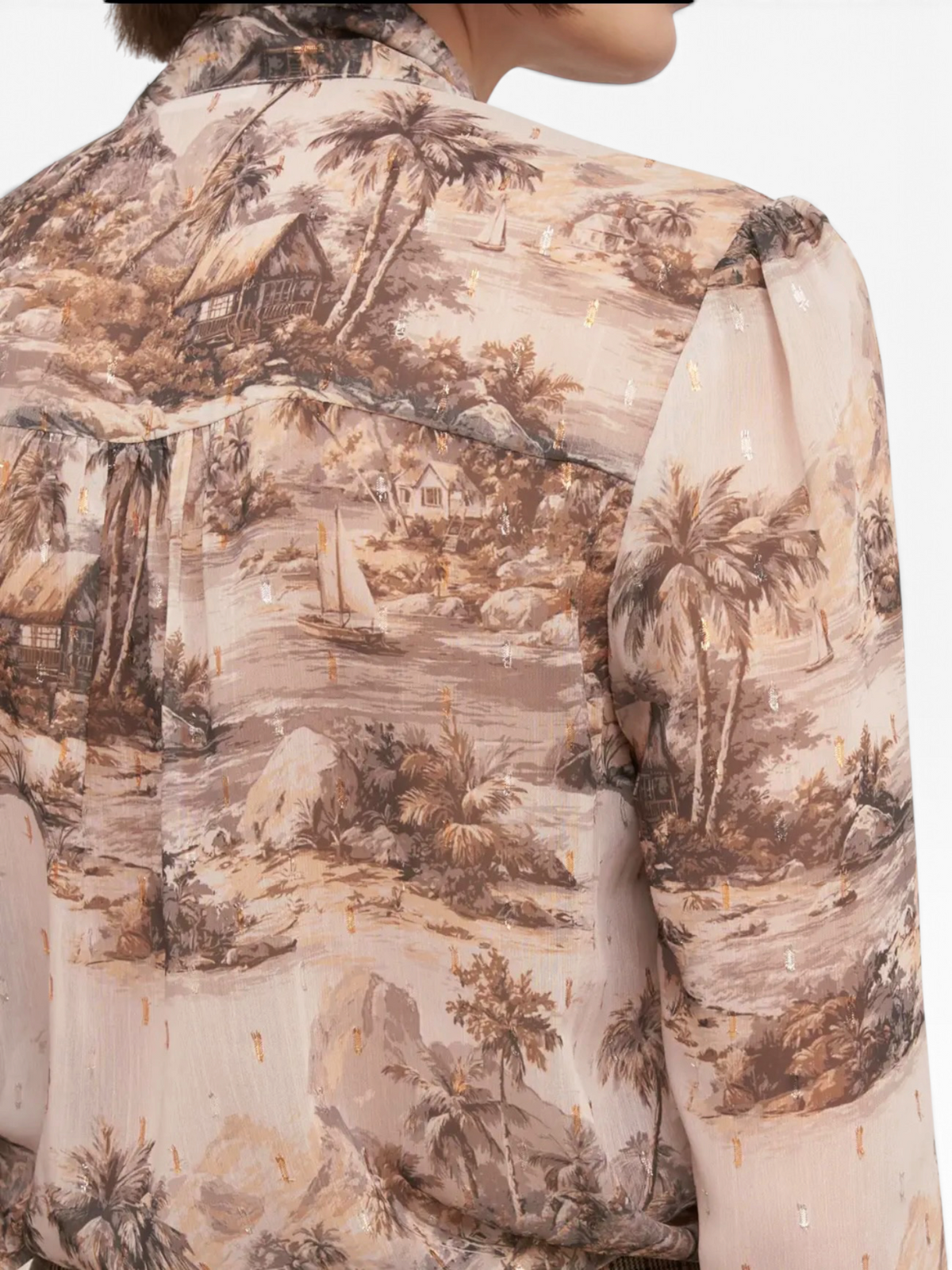 Landscape Toile Blouse