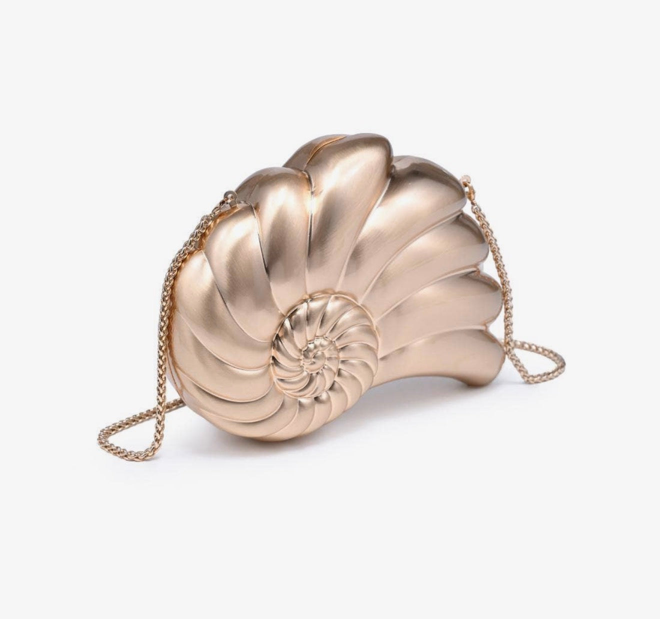Gold Conch Clutch