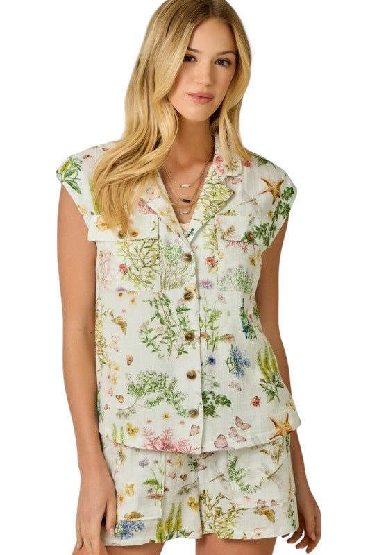 Ivory Botanical Gauze Set