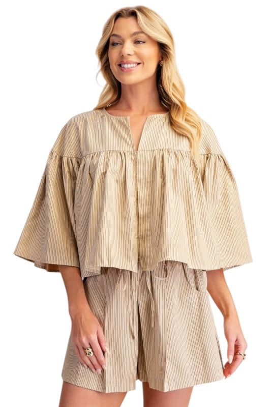 Beige Stripes Set