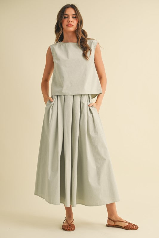 Dusty Mint Poplin Set