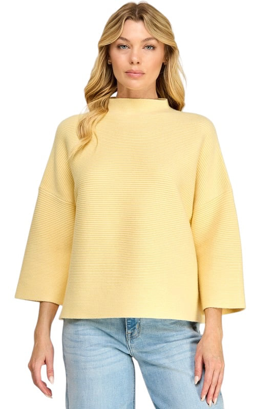Julia Ribbed Sweater- 8 Colors