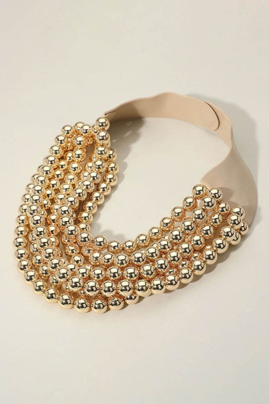 Chunky Beaded Necklace