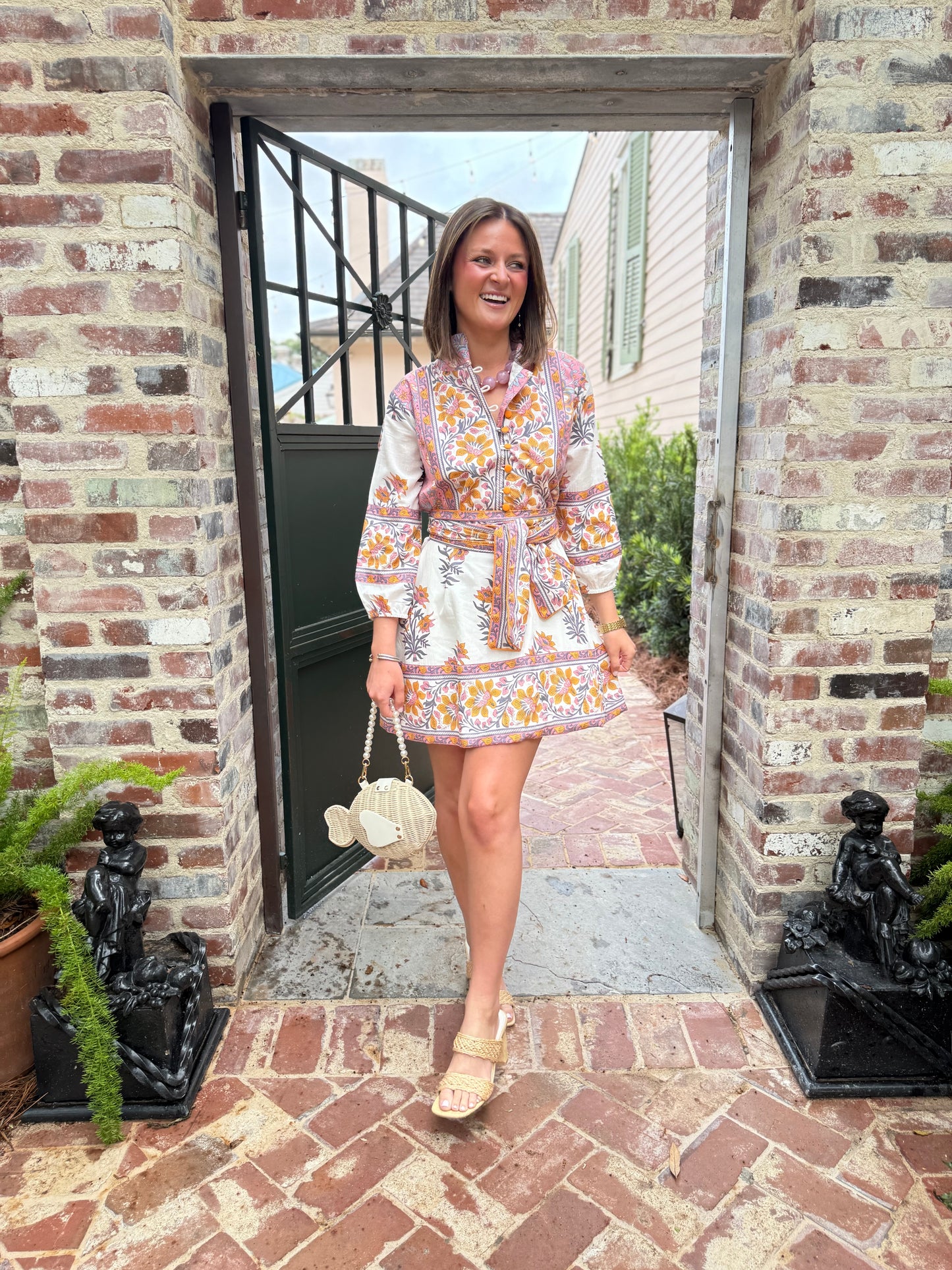 State Street Mini in Pink & Orange