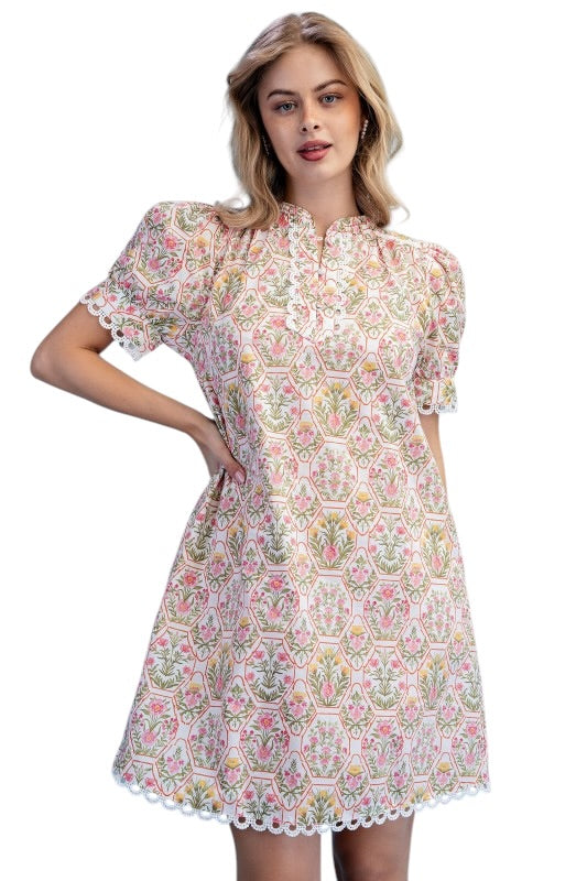 Blush Floral Tiles Mini