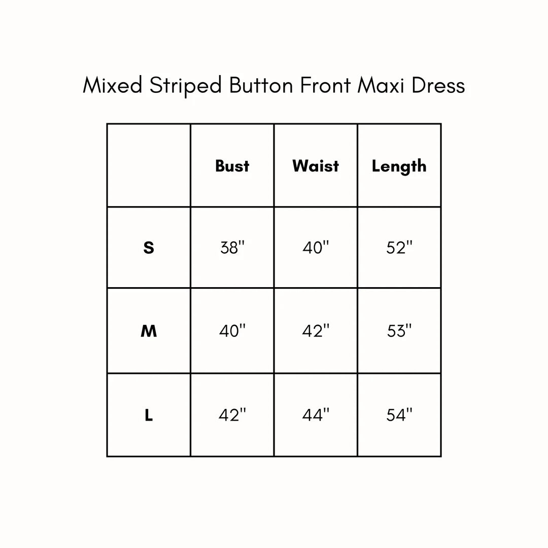 Mixed Stripes Shirt Dress
