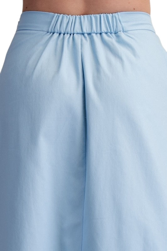 A Line Stitched Skirt - 2 Colors