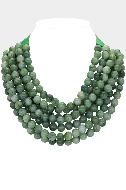 Chunky Beaded Necklace