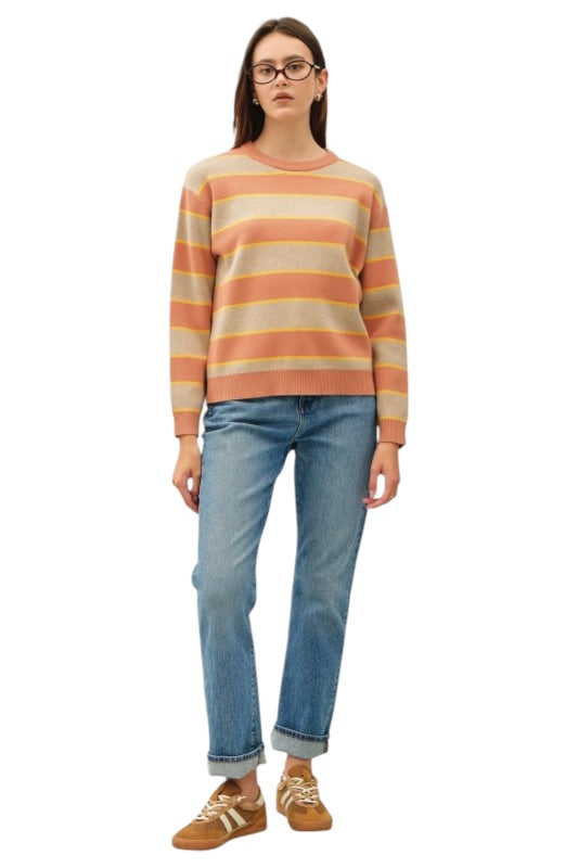 Stripe Crewneck Sweater- 2 Colors
