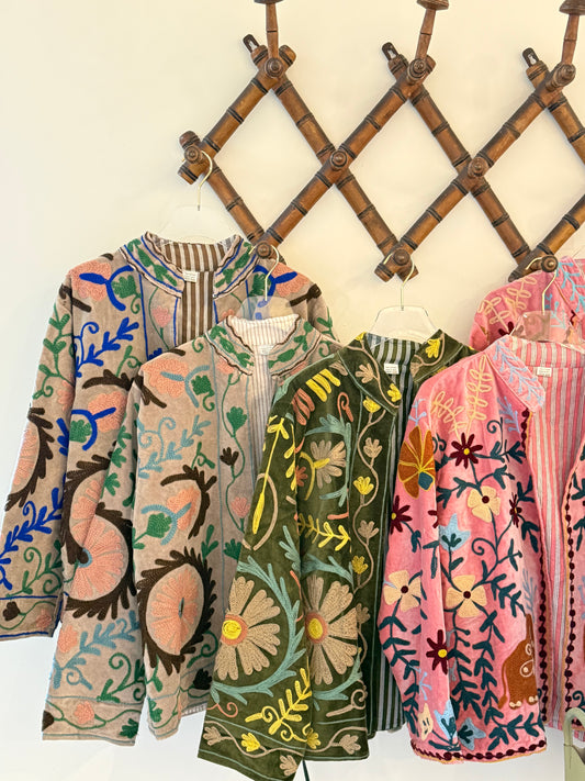 Velvet Embroidered Jackets