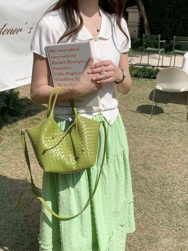 Vegan Woven Tote- 3 Colors