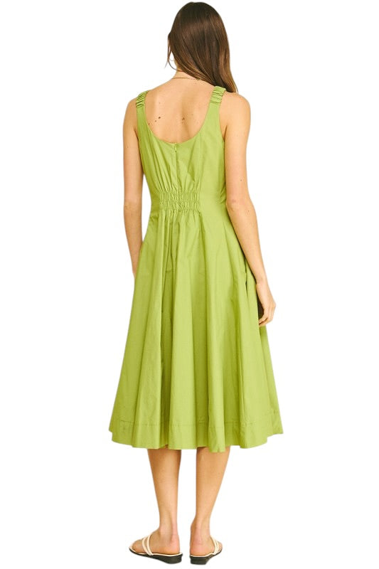 Matcha Flared Midi
