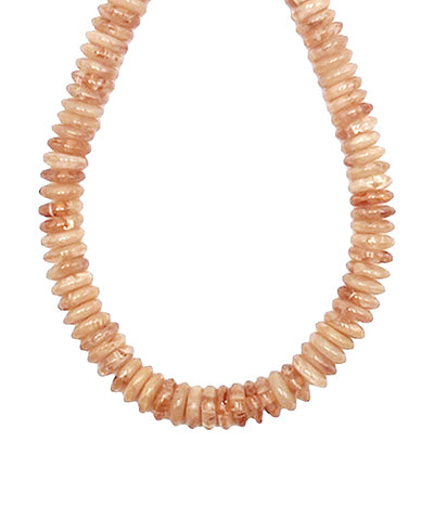 Flat Bead Resin Necklace- 9 Colors