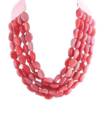 Beaded Nugget Chunky Necklace- 4 Colors