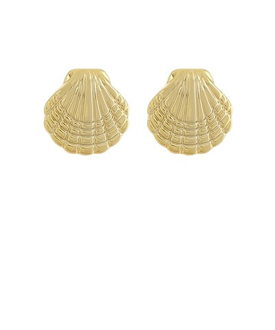 Golden Shell Studs