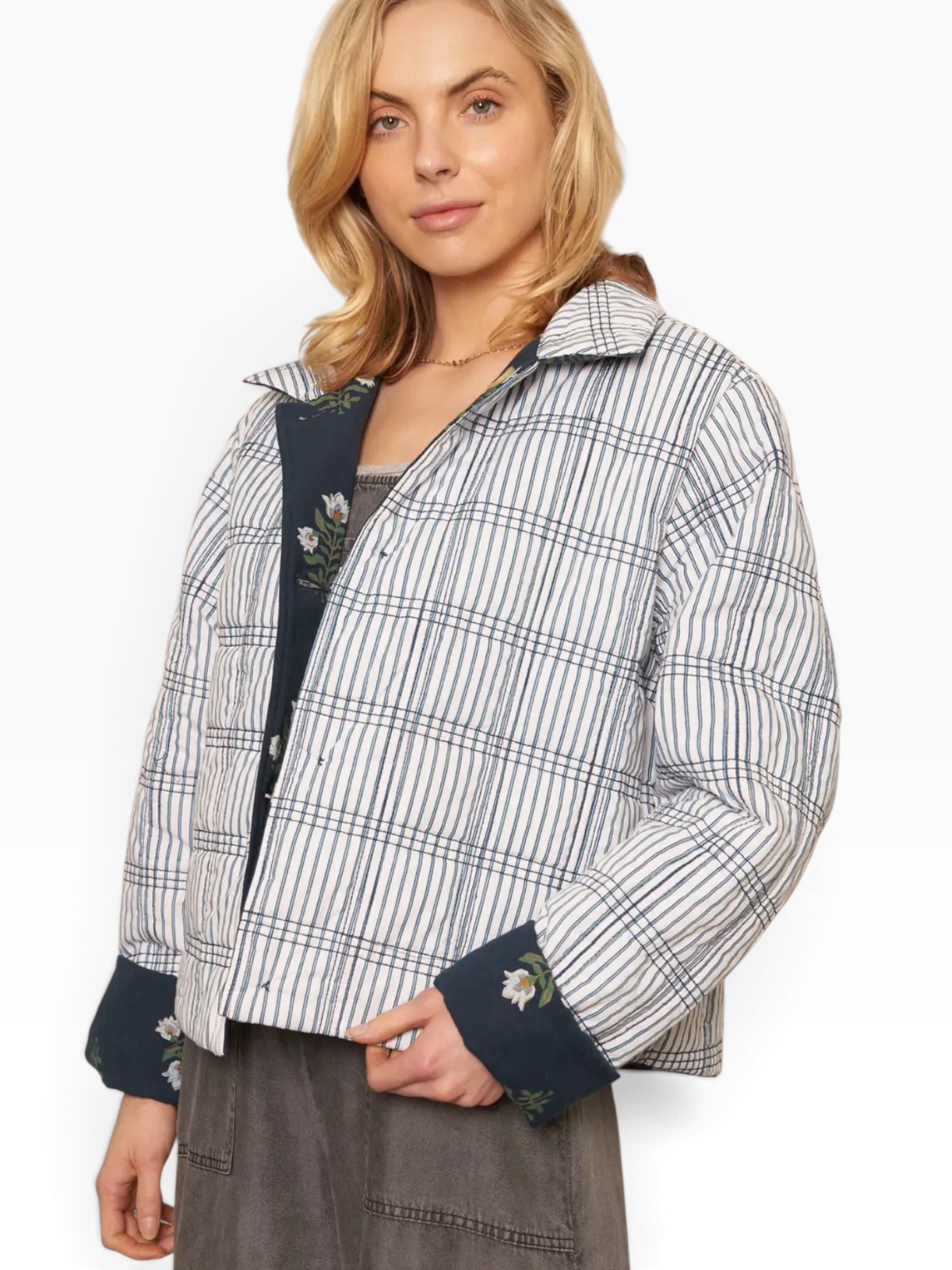 Reversible Botanical Jacket