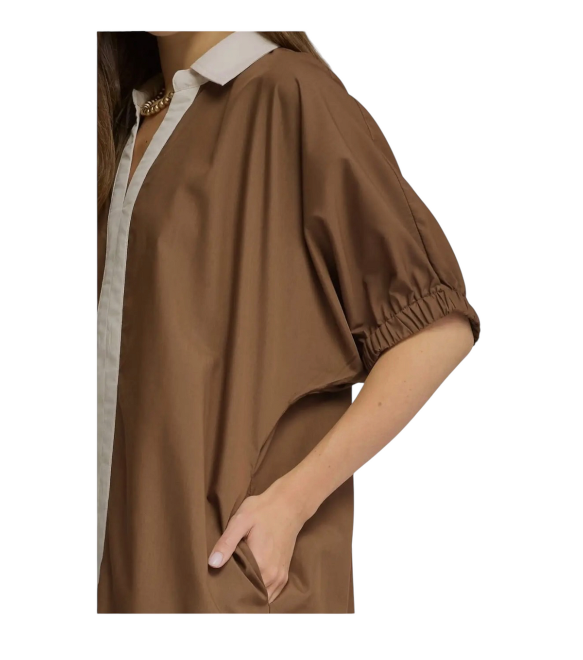 Poplin Center Band Midi- 2 Colors