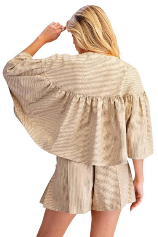 Beige Stripes Set