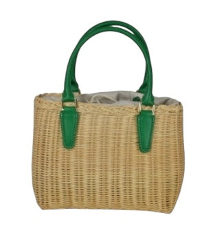 Ella Rattan Tote