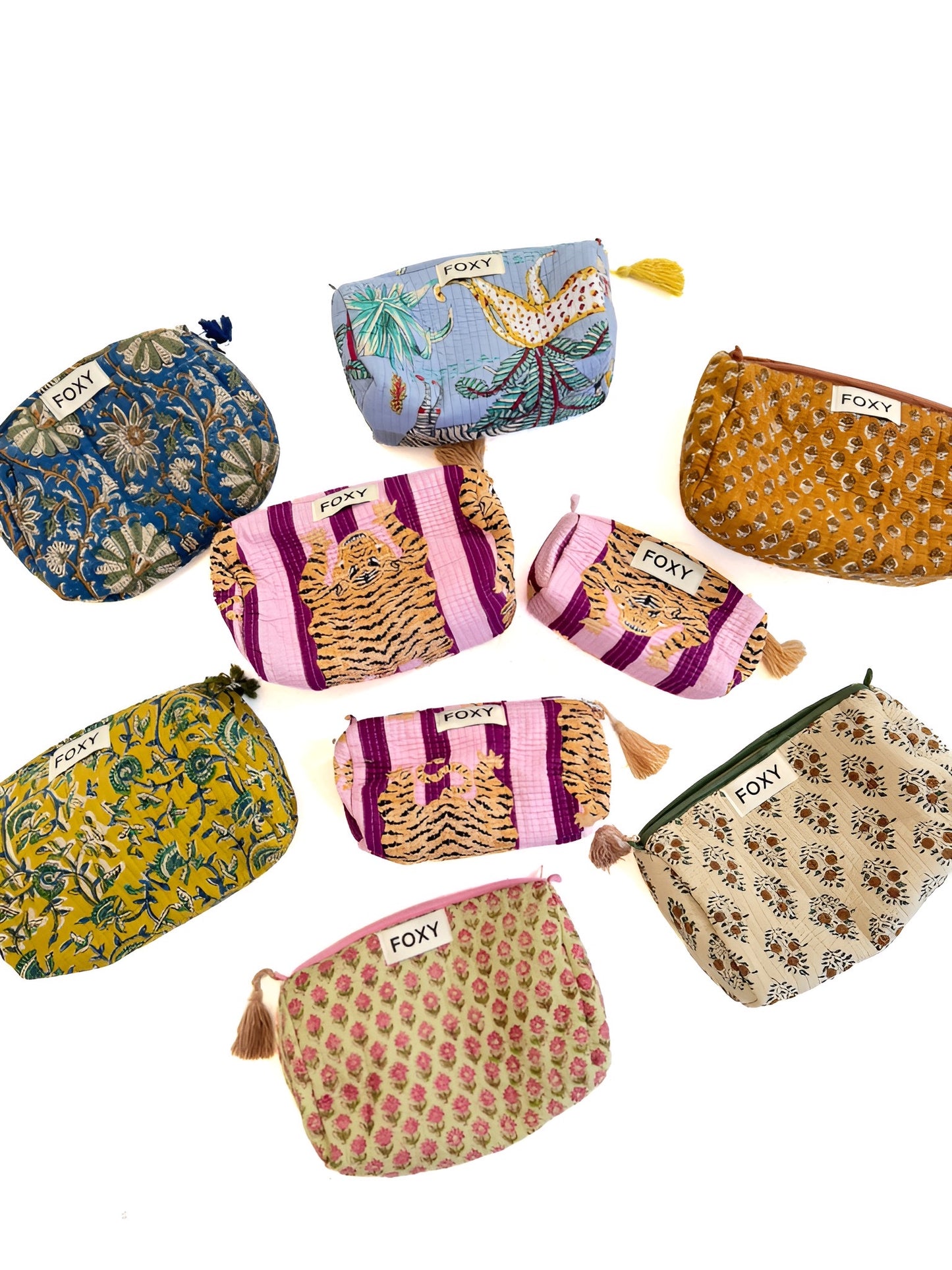 FOXY Cosmetics Pouch Sets