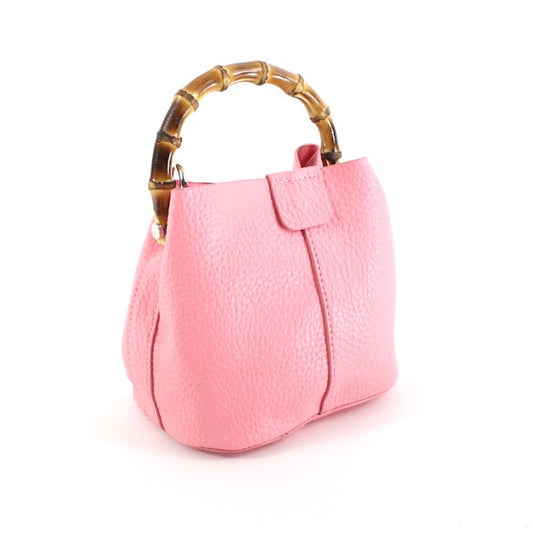 Bamboo Top Handle Tote - 3 Colors