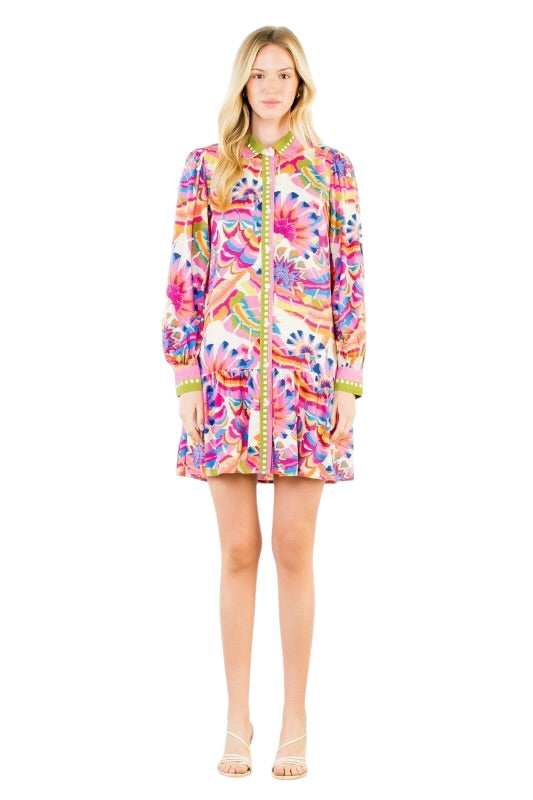 Kaleidoscope Shirt Dress