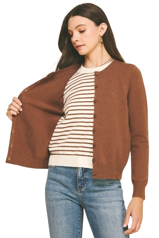 Twofer Cardigan- 2 Colors